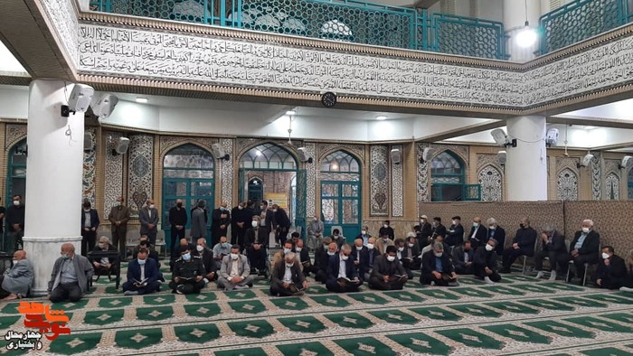 مراسم سومین و هفتمین روز شهادت جانباز شهید «حاج عبدالصمد رجبی»