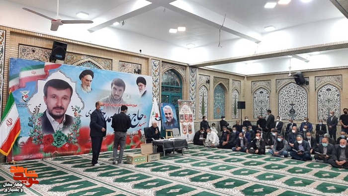 مراسم سومین و هفتمین روز شهادت جانباز شهید «حاج عبدالصمد رجبی»