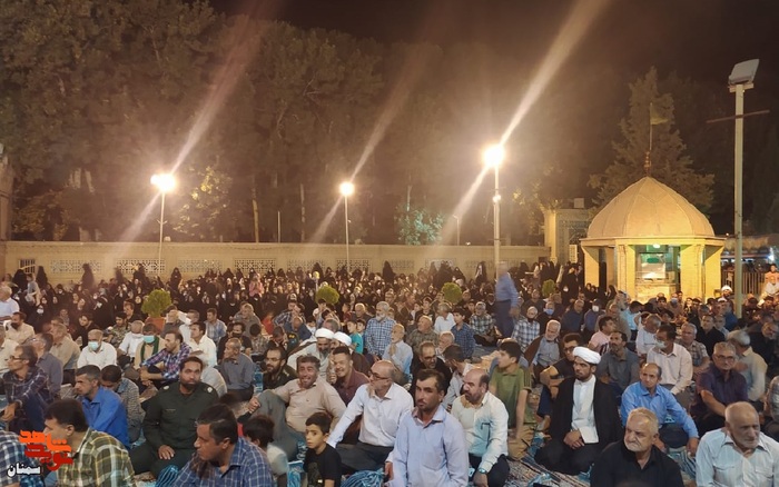 یادواره شهدای روستای گلستان بخش بسطام شهرستان شاهرود - ششم مردادماه ۱۴۰۱ گلزار شهدای روستای گلستان