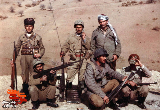 شهید بهرام مولایی آرپناهی و همرزمان 
