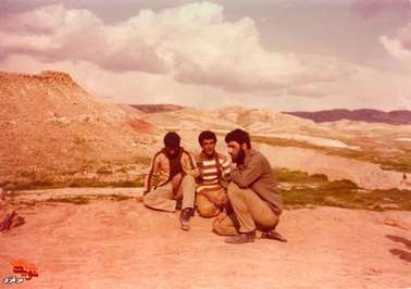 از چپ: شهید مسعود مرادی - شهید محمود مرادی - شهید غضنفر داودآبادی