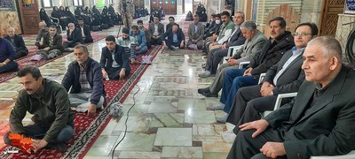 محفل خاطره‌گویی عملیات‌های بدر و خیبر- شنبه بیستم اسفندماه ۱۴۰۱ امامزاده یحیی (ع) شهرستان سمنان