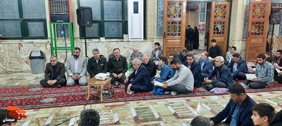 یادواره شهدای والامقام مدافع حرم محمد قنبریان و محمدحسین حمزه- بیست و هفتم فروردینماه ۱۴۰۲ امامزاده یحیی (ع) شهرستان سمنان