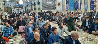 یادواره شهدای والامقام مدافع حرم محمد قنبریان و محمدحسین حمزه- بیست و هفتم فروردینماه ۱۴۰۲ امامزاده یحیی (ع) شهرستان سمنان