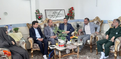 دیدار مسئولان با خانواده معظم شهید فرهنگی والامقام موسی‌الرضا سعدی- چهاردهم اردیبهشت‌ماه۱۴۰۲ منطقه بسطام از توابع شهرستان شاهرود