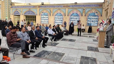 گلباران قبور مطهر شهدا- چهارم خردادماه ۱۴۰۲ گلزار شهدای امامزاده اشرف (ع) شهرستان سمنان