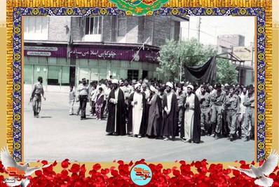 تصاویر مراسم تشییع پیکر شهید محمدرضا گیلوری- خرداد ۱۳۶۲ روستای کهن‌آباد شهرستان گرمسار