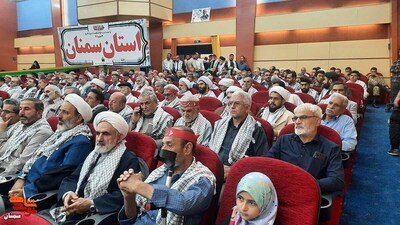مراسم سراسری جهاد و مقاومت از دیروز تا امروز- بیست و نهم شهریور ۱۴۰۲ سالن همایش‌های هلال احمر شهرستان سمنان