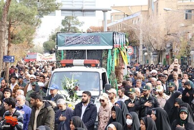 مراسم استقبال و تشییع شهدای گمنام خوشنام- هجدهم آذرماه ۱۴۰۲ شهرستان دامغان