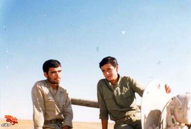 از چپ: رضا کمانی- حشمت اله مظاهری