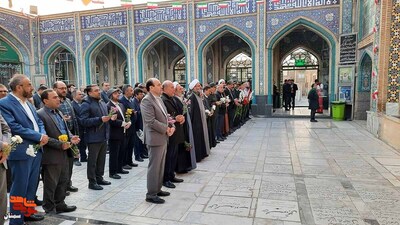 تجدید میثاق با آرمانهای والای شهدا- دوازدهم بهمنماه ۱۴۰۲ گلزار شهدای امامزاده یحیی(ع) شهرستان سمنان