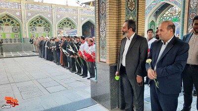 تجدید میثاق با آرمانهای والای شهدا- دوازدهم بهمنماه ۱۴۰۲ گلزار شهدای امامزاده یحیی(ع) شهرستان سمنان