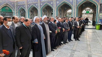 تجدید میثاق با آرمانهای والای شهدا- دوازدهم بهمنماه ۱۴۰۲ گلزار شهدای امامزاده یحیی(ع) شهرستان سمنان