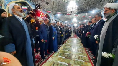 تجدید میثاق با آرمانهای والای شهدا- دوازدهم بهمنماه ۱۴۰۲ گلزار شهدای امامزاده یحیی(ع) شهرستان سمنان