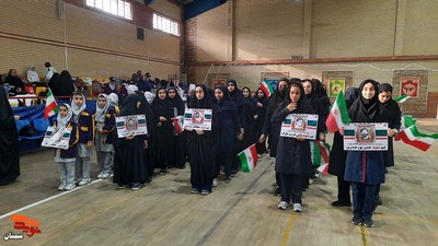 مراسم افتتاحیه مسابقات فرهنگی و ورزشی دانشآموزان مدارس شاهد استان سمنان- دوازدهم بهمنماه ۱۴۰۲ سال شهید صحافی شهرستان سمنان