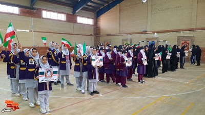 مراسم افتتاحیه مسابقات فرهنگی و ورزشی دانشآموزان مدارس شاهد استان سمنان- دوازدهم بهمنماه ۱۴۰۲ سال شهید صحافی شهرستان سمنان
