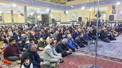یادواره شهدای مسجد پنج تن و چهلمین روز شهدای حادثه تروریستی کرمان- بیستم بهمن‌ماه ۱۴۰۲ مسجد پنج تن آل عبای شهرستان سمنان