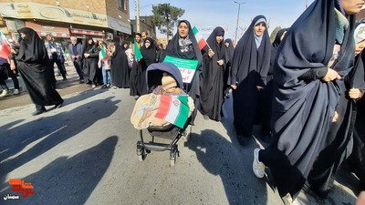 حماسه مردم انقلابی سمنان در راهپیمایی ۲۲ بهمن ۱۴۰۲