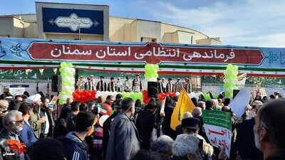 حماسه مردم انقلابی سمنان در راهپیمایی ۲۲ بهمن ۱۴۰۲