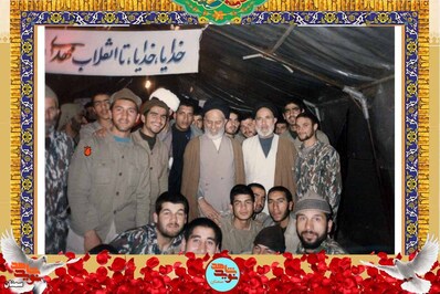 نفر دوم از چپ شهید عسکری رضاکاظمی