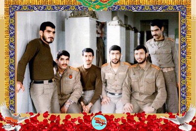 نفر دوم از چپ شهید محمدعلی طوسی