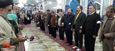 مراسم میهمانی لاله‌ها- نوزدهم بهمن‌ماه ۱۴۰۲ گلزار شهدای امامزاده یحیی(ع) شهرستان سمنان