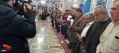 مراسم میهمانی لاله‌ها- نوزدهم بهمن‌ماه ۱۴۰۲ گلزار شهدای امامزاده یحیی(ع) شهرستان سمنان