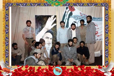 ردیف نشسته نفر پنجم از راست شهید حمید برناکی