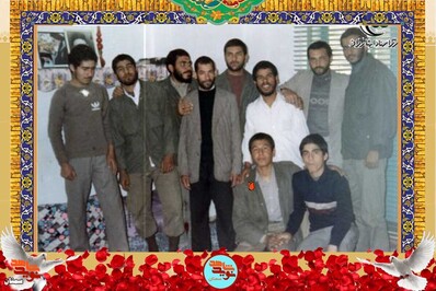 ردیف نشسته نفر سمت چپ شهید سید جمال احمدپناهی