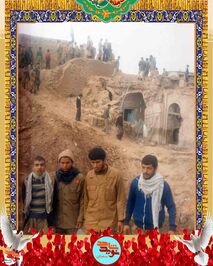 نفر دوم از چپ شهید محمدعلی اعرابی