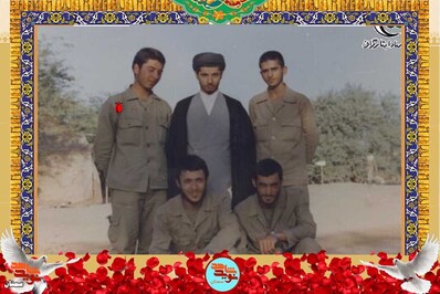 ردیف ایستاده نفر سمت چپ شهید سید جمال احمدپناهی