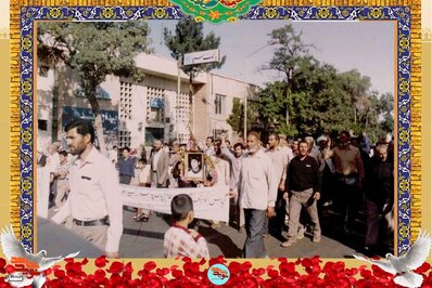 مراسم تشییع پیکر شهید سید محمدرضا احمدپناهی