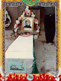 مراسم تشییع پیکر معلم شهید ایوب صادقی