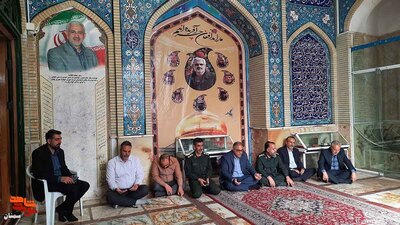 ادای احترام به مقام شامخ شهدای تیپ فاطمیون- بیست و چهارم اردیبهشت ۱۴۰۳ امامزاده یحیی(ع) شهرستان سمنان