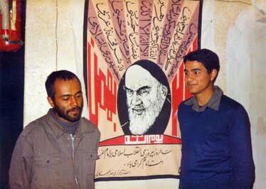 از چپ: سعید جواهری - احمد محمودی
