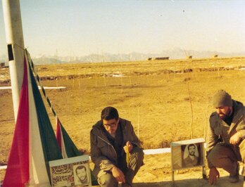 از چپ: شهید محمود معین الاسلام - سعید ترکمانی