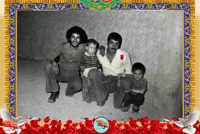 نفر دوم از راست شهید محمدتقی همتی