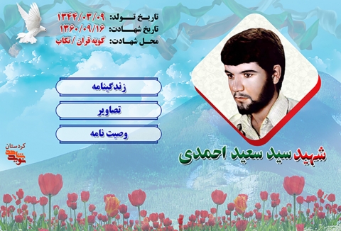 ویژه نامه پاسدار شهید «سید سعید احمدی»